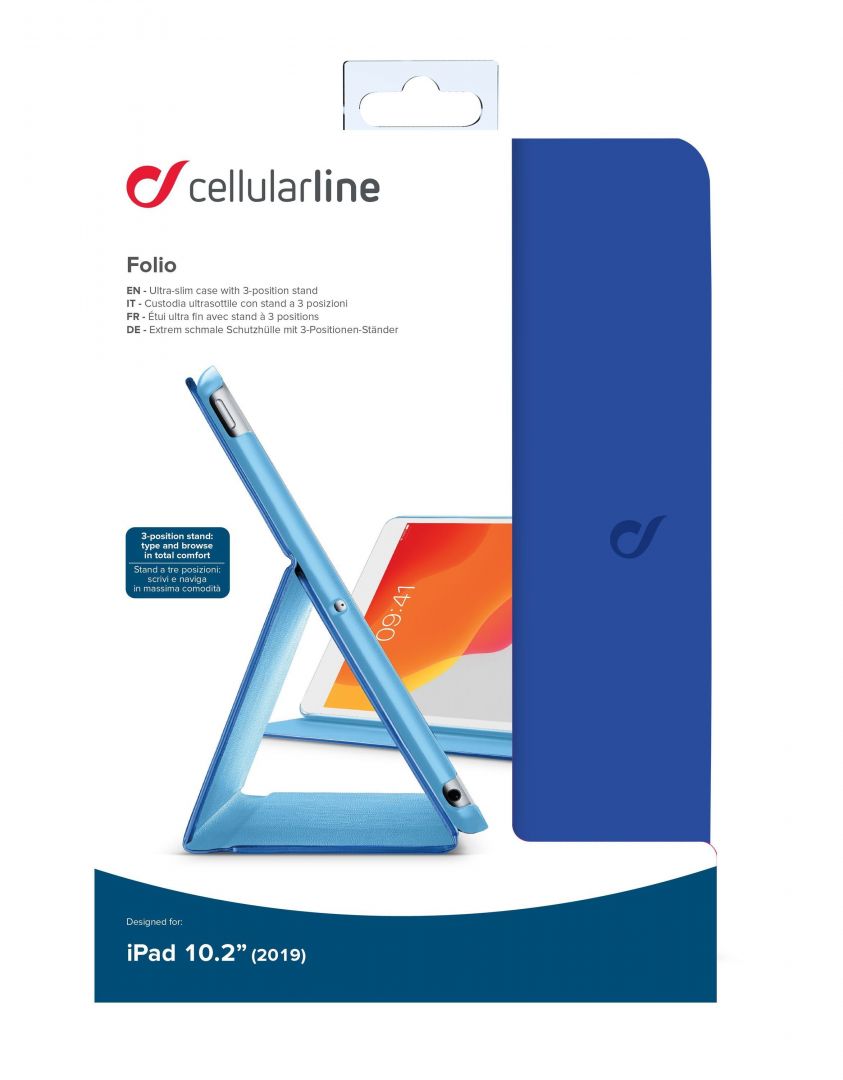 Cellularline Case with stand FOLIO for Apple iPad 10.2
