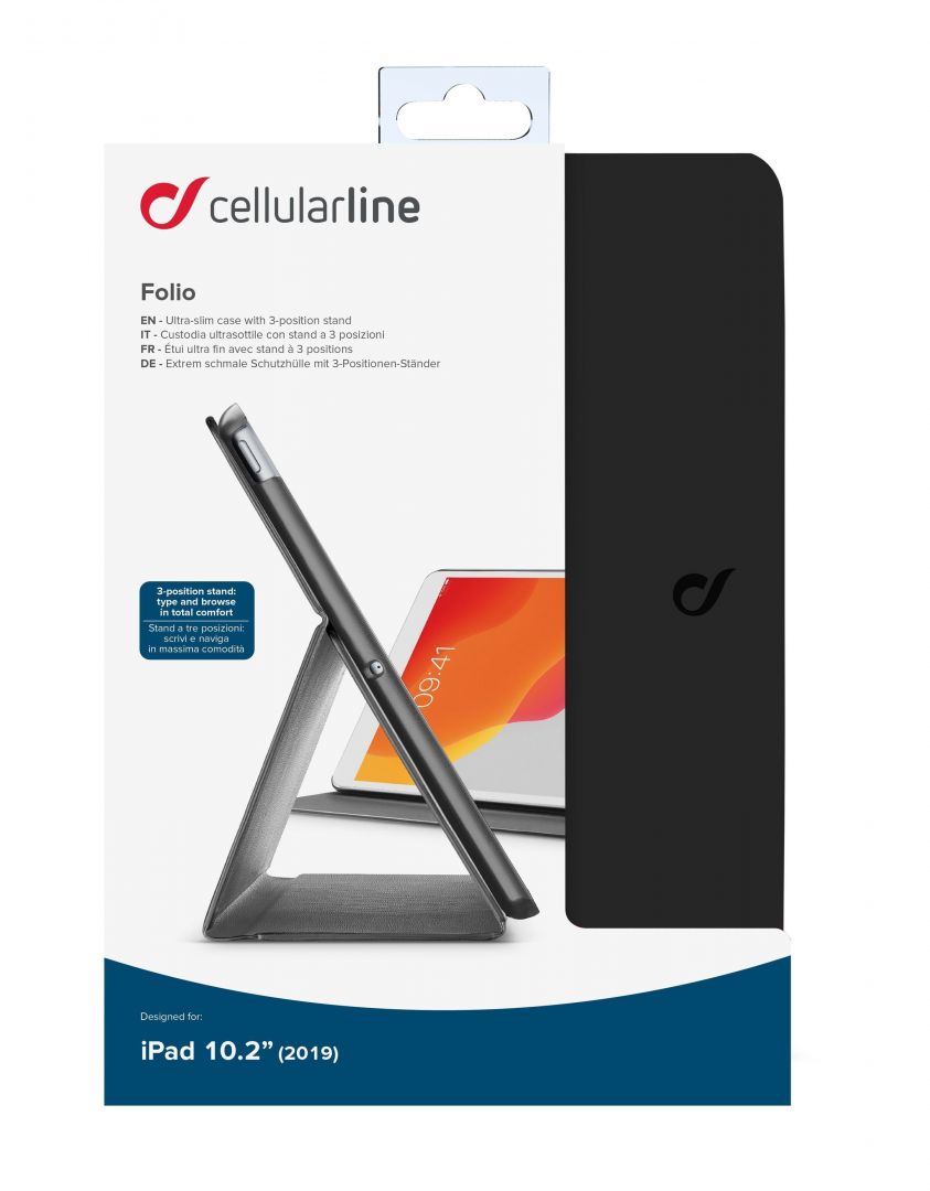 Cellularline Case with stand FOLIO for Apple iPad 10.2