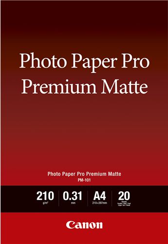 Canon PM-101 Pro Premium 210g A4 20db Matt Fotópapír