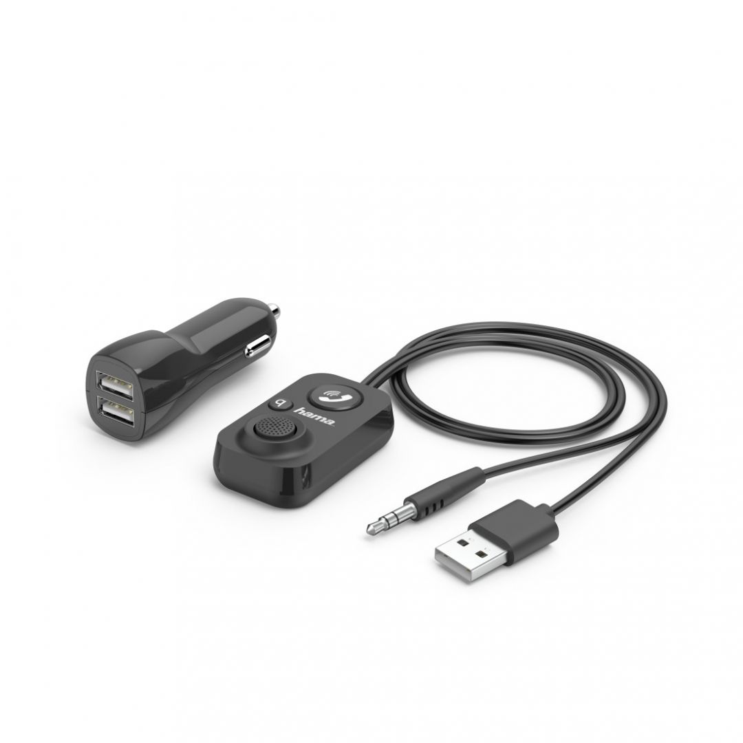 Hama Autós Bluetooth 5.1 Kihangosító (AUX bemenettel rendelkező autókhoz)