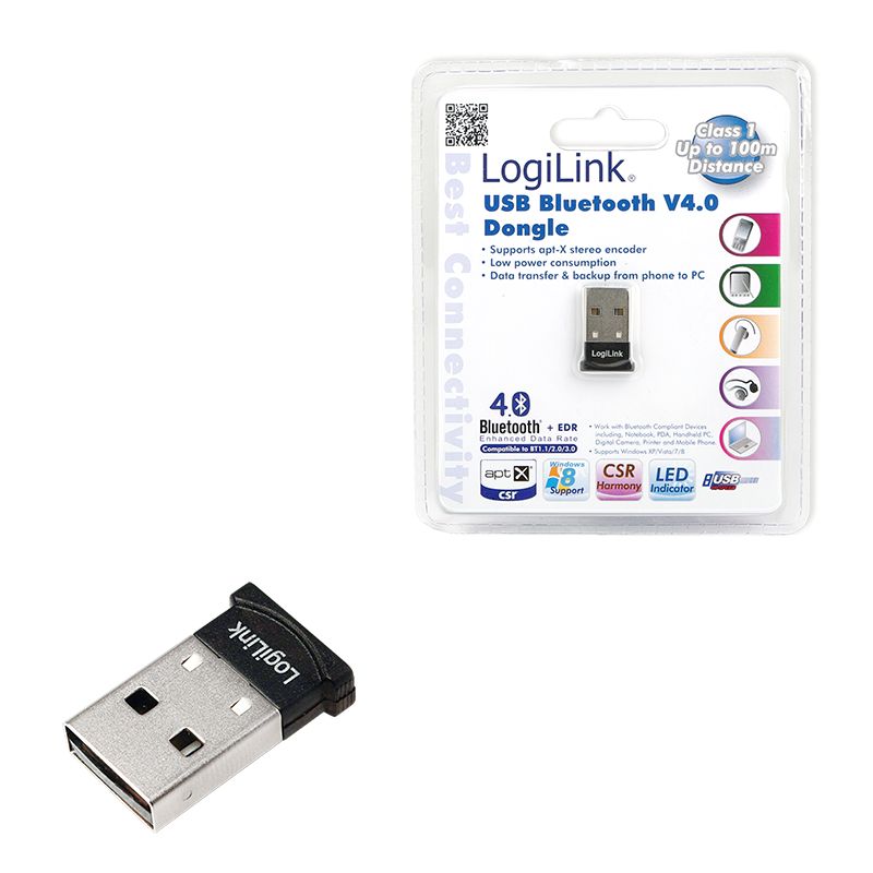 Logilink BT0037 Bluetooth 4.0 USB Adapter Black
