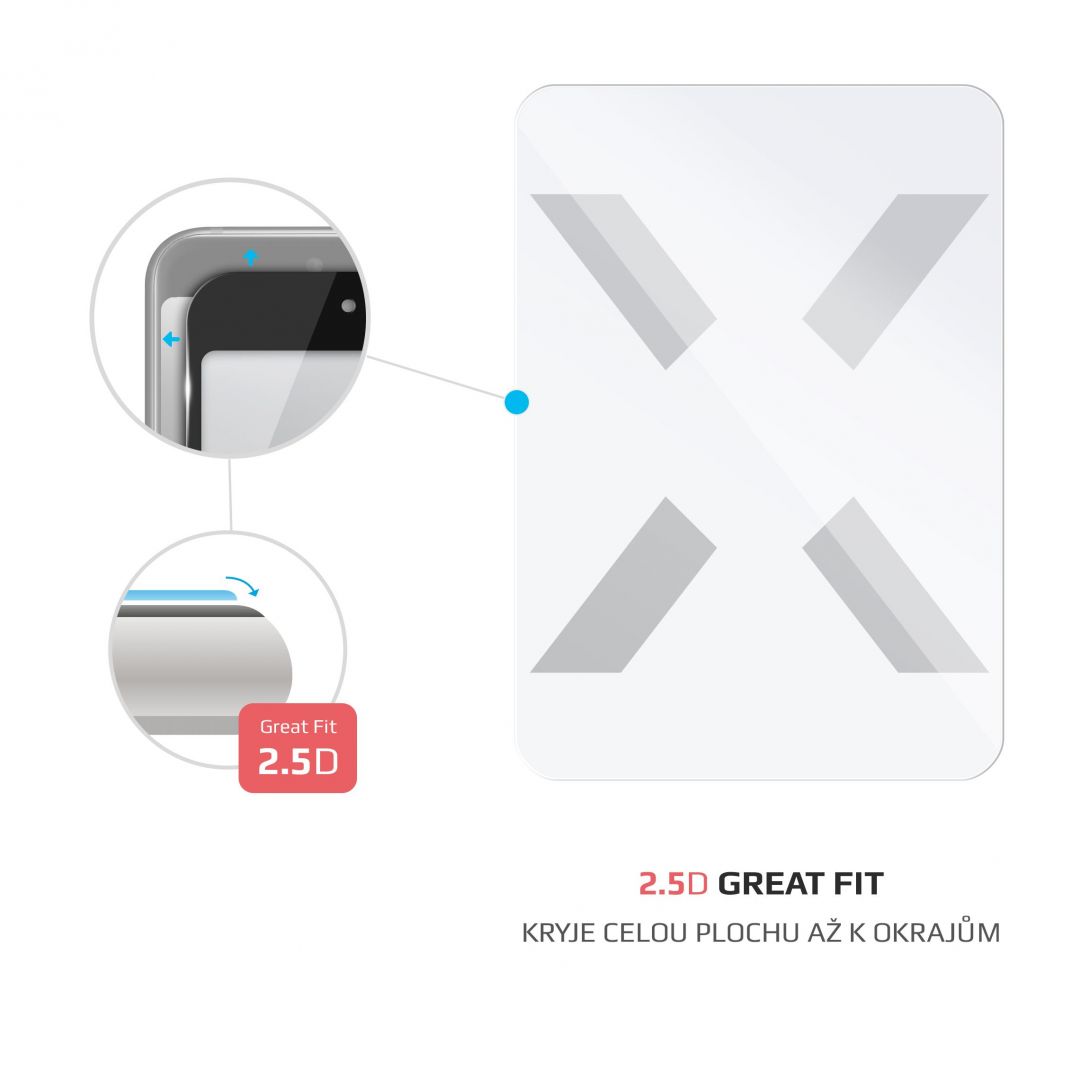FIXED üvegfólia csak sík felületre Apple iPad Air (2020) telefonokhoz