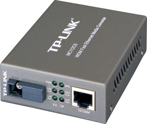 TP-Link MC112CS single-mode 100M Media Converter